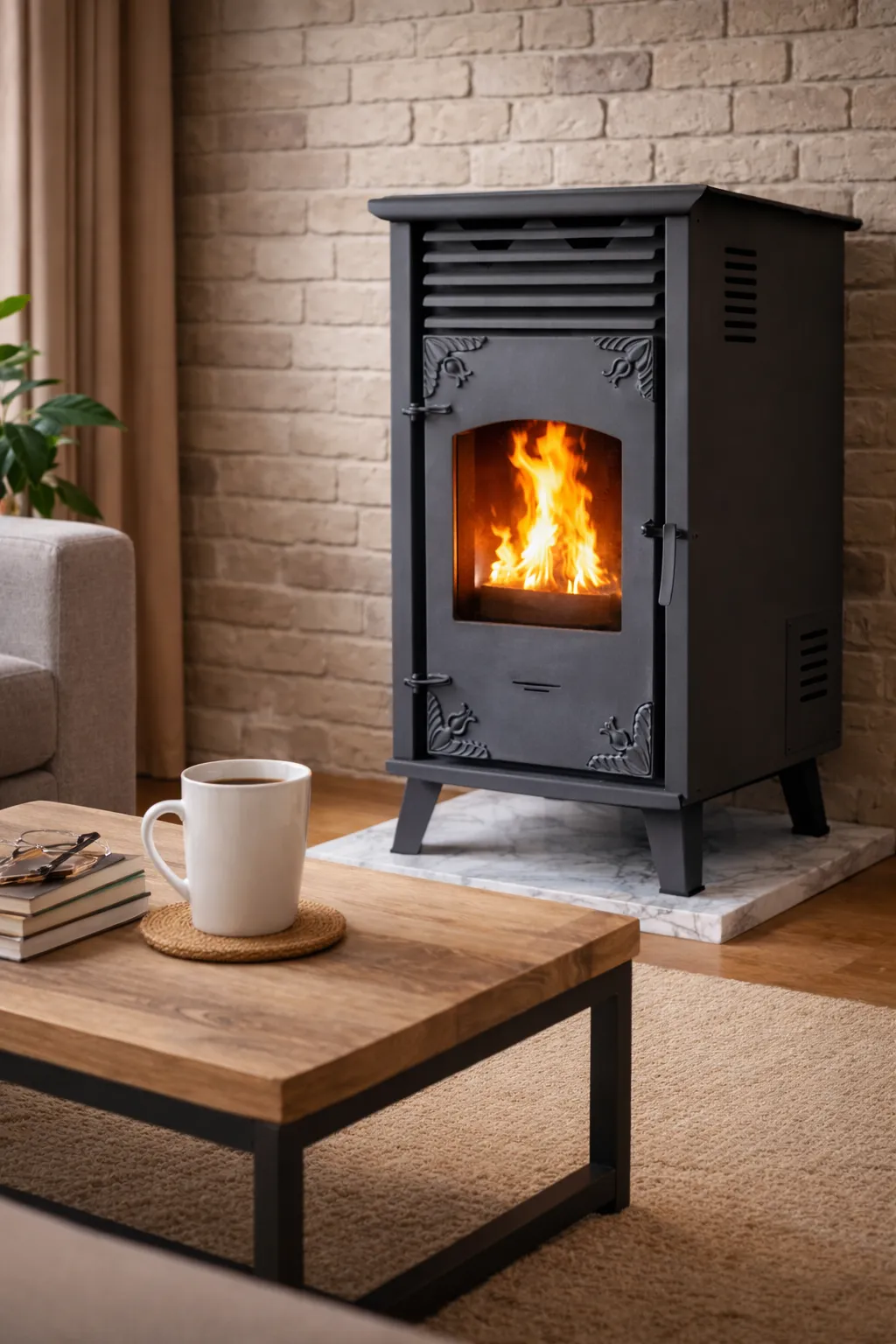 FANLI MINI SOMINE 12 KW OTAMATIK PELETSOBA
